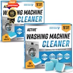 Washing Machine Cleaner Descaler - 1 Count (pack Of 48), Blue, White. Fixed Price $50.98.