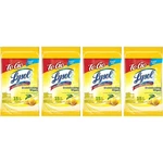 Lysol To Go Travel Wipes 4 Pack 15 Disinfecting Sanitizing Lemon New. Fixed Price $39.99.