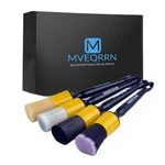 4PCS Car Detailing Brush Set Soft Boar Hair, Scratchfree For Vehicles & Bikes. Fixed Price $21.57.