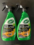2X Turtle Wax Bug And Tar Remover 16 Oz Powerful Stain Fighter Cleaner. Fixed Price $9.48.