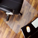 Marvelux Heavy Duty Polycarbonate Office Chair Mat For Hardwood Floors 30" .... Fixed Price $64.59.