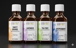 Aura Casia Essential Oils Bulk Variety 4 2FL Oz Bottles, New Fully Sealed. Fixed Price $59.99.
