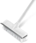 Boomjoy Floor Scrub With Long Handle, 2 In 1 Scrape Brush, Stiff Br.... Fixed Price $6.99.