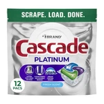 Cascade Platinum Dishwasher Pods, Detergent, Soap,. Fixed Price $7.29.