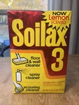 Vintage Soilax 3 Powdered Cleaner 44 Oz Box New Old Stock Lemon Tv Prop Movie. Fixed Price $39.99.