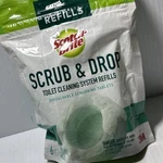 New Scotch Brite Scrub & Drop Toilet Cleaning System Refills Dissolvable Tablets. Fixed Price $6.75.