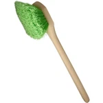 Magnolia 43 20" Green Bristles Poly Utility Scrub Brush With Long Wooden Handle. Fixed Price $19.46.