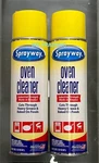 (2-PACK) Sprayway Oven Glass Ceramic Industrial Strength Heavy Grease Cleaner. Fixed Price $29.95.
