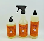 New Mrs Meyer's Apple Cider Hand Pump Dish Soap, & Multi Surface Spray. Fixed Price $17.79.