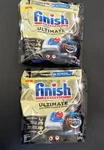 2X Finish Powerball Ultimate 4-IN-1 Dishwasher Detergent Tabs 17CT Ea New. Fixed Price $17.99.