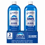 Dawn Platinum Foam Dishwashing Refills Fresh Rapids 30.9OZ 2 Pack. Fixed Price $23.99.