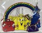 Vintage Bon Voyage Cake Decorating Kit Sign Luggage Suitcases Rainbow Wilton 91. Fixed Price $13.70.