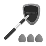Windshield Cleaning Tool, Car Window Cleaner With Extendable Long Handle Gray. Fixed Price $22.37.