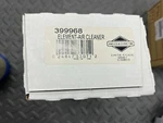 Genuine Briggs & Stratton 399968 Cartridge Air Cleaner Filter Oem. Fixed Price $14.00.