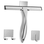 All-purpose Stainless Steel Shower Squeegee For Glass 14 Inch Silver. Fixed Price $24.58.
