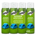 Scotchgard Outdoor Water Shield Spray Fabric Protector 10.5 Oz Pack Of 4. Fixed Price $50.79.