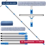 Mitclear 77'' Professional Squeegee Window Cleaner Tool With Extension Pole, Car. Fixed Price $38.82.