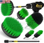 6PACK Drill Brush Power Scrubber Cleaning Extended Long Attachment Set All. Fixed Price $17.49.