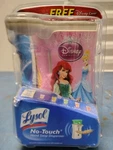 Lysol No-touch Hand Soap Dispenser Only Disney Princesses Cover New Old Stock. Fixed Price $26.00.