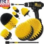 8 Piece Drill Brush Attachments Set, Power Scrubber With Extend Long. Fixed Price $20.68.