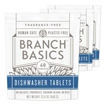 Branch Basics Dishwasher Tablets 40 Ct, Count (pack Of 3). Fixed Price $100.70.