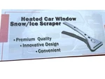 Zone Tech 12V Heated Electric Car Window Snow Ice Scraper Extendable Led Light. Fixed Price $37.99.