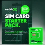 Mobilex Sim Card Starter Pack 5G/4G Lte Ai-powered Personalized Access. Fixed Price $5.00.