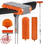 Ceiling Fan Duster 72'' Extendable Handle Chenille Microfiber Reusable High B.... Fixed Price $44.99.