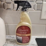 Granite Gold Sealer Protectant Barrier Spray Non Toxic Safe Stone Care 24 Oz. Fixed Price $24.99.