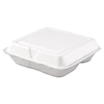 Dart 80HT3R Sm Comp Foam Hinged Container, (case Of 200). Fixed Price $53.03.