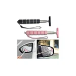 2 Pcs Car Side Mirror Squeegee Retractable Rearview Wiper Rain Fog Cleaner. Fixed Price $10.29.