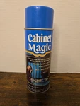 Vintage 80S Blue Cap Cabinet Magic Cleaner Full Aerosol Can Made Usa CM32 Nos. Fixed Price $29.00.