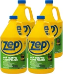 Commercial High-traffic Floor Polish, 4-1 Gallon Bottles, Professional Grade. Fixed Price $117.99.