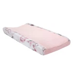 Signature Botanical Baby Pink/gray Floral Minky Changing Pad Cover. Fixed Price $35.31.