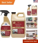 Sealer Combo Pack, Water-based Spray And Refill For Granite, M.... Fixed Price $121.55.