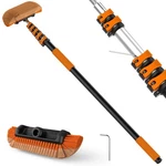 Car Wash Brush With Handle, 3-12 Ft Telescopic Extension Pole, Upgraded Flip-.... Fixed Price $72.63.
