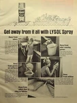 Lysol Spray Boat Get Away From Odors Germs Mildew Vintage Print Ad 1972. Fixed Price $16.77.