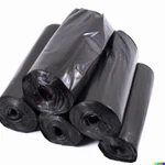 38" X 58" 1.2 Mil Black Low Density 55-60 Gallon Trash Can Bag Liner Office Home. Fixed Price $17.99.