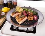Stove Top Grill Pan - Smokeless Nonstick Indoor Plate For Gas & Electric. Fixed Price $29.99.