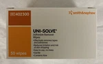 Smith And Nephew #402300, Uni Solve Adhesive Remover Wipes, 50/BOX. Fixed Price $11.95.