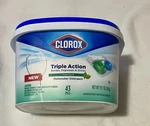 Lot Of Clorox Triple Action Dishwashing Detergent-fresh Scent 43 Pacs 129. Fixed Price $28.00.