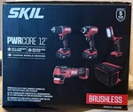 Skil Pwrcore 12V 5 Tool Combo Brushless Power Kit Batteries & Charger New. Fixed Price $130.80.