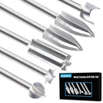 Wood Carving Bits For Dremel Rotary Tools 6 Pcs Drill Set 1/8 Shank Diy. Fixed Price $22.75.