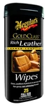 Meguiars G10900 Gold Clss Rich Lthr Wipes. Fixed Price $19.99.