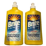 Two Vintage 1990 Brite Cleaner 16 Oz Sc Johnson Wax For No Floors. Fixed Price $38.00.