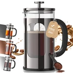 French Press Coffee Maker 34OZ, No Plastic Touching Cafe,thickened Glass Stainle. Fixed Price $39.64.