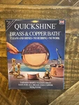 Nib Quickshine Brass & Copper Clean Bath Removes Dirt Tarnish 4PACK. Fixed Price $19.99.