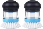 Soap Dispensing Palm Brush, Kitchen For Dish Pot Pan Sink Cleaning, Pack. Fixed Price $23.66.