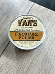 Daddy Vans All Natural Beeswax Olive Oil Carnauba Furniture Polish Unscented 5OZ. Fixed Price $9.99.