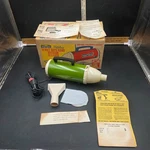 Vintage Metro Metaline Avocado AM-2N Auto Hand Vacuum Cleaner W Original Box. Fixed Price $42.49.
